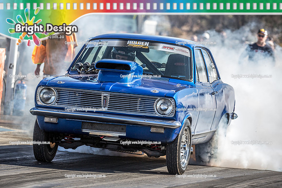 Holden Powered Nationals #4 @ Heathcote Park Raceway Sat 6 April 2019 (17262) 6844 HB KJP350 PETER HERITAGE KEVIN BOWKER
