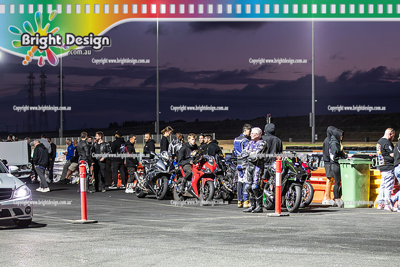 Fast Friday @ Calder Park Drag Racing 16 January 2026 (186667) BIKE STAGGING LANES
