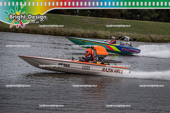 VDBC Victorian Drag Boat Club @ NWSC 24 April 2026 (23036) RAIZIN HELL Tim McNamara BLOWN CRAZY Ben Pega