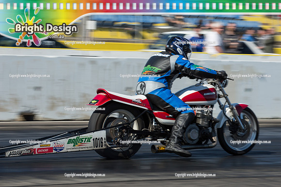 ANDRA Street Outlaws Drag Racing Quals Rnd 5 @ Calder Park 24 September 2014 (24250)  BIKE