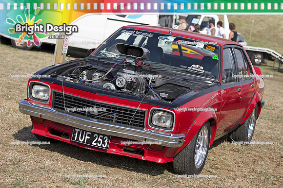 Lardner Park Motorfest SAT 9 March 2013 Bright Design (1011) TUF253 TORANA