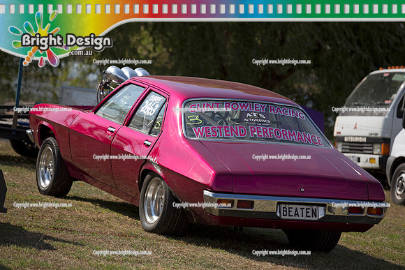 Lardner Park Motorfest SAT 9 March 2013 Bright Design (1033) SILLY BEATON HOLDEN HQ