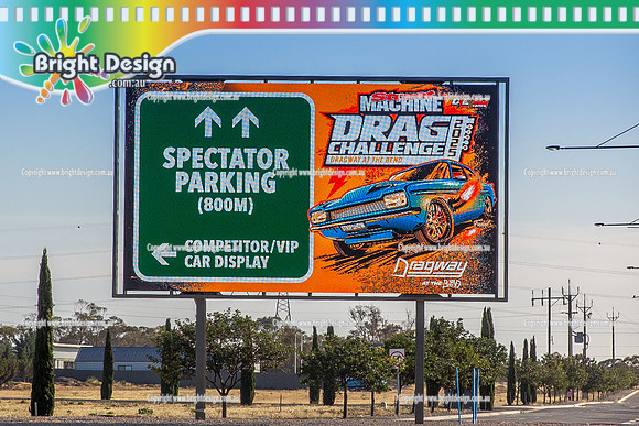 SMDC 10 2025 Street Machine Drag Challenge Oct Nov 25 BD050006 SIGNAGE THE BEND