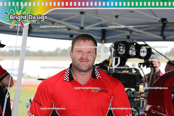 Victorian Drag Boat Club 6 sec Hydro Shoot Out Club Race Day 19 April 2013 Bright Design  (1016)  THUNDER DOWN UNDER