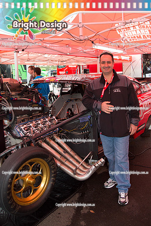 X-Champs @ Sydney Dragway SAT 3 May 2014  (4058)  TD 1221 TEAM BRAY RACING VICTOR BRAY  TOP DOOR SLAMMER CROWD
