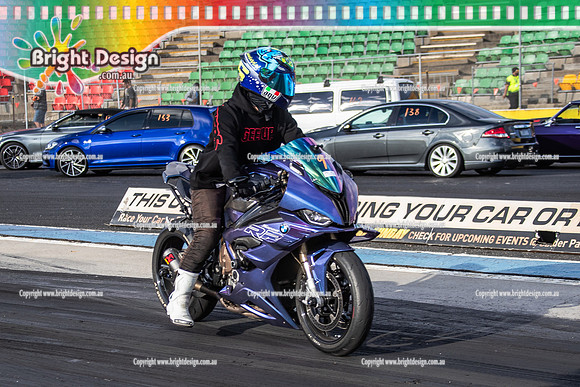Fast Friday @ Calder Park Drag Racing 16 January 2026 (185718) BIKE BLUE BMW TBC