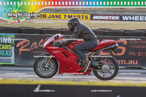 Fast Friday @ Calder Park Drag Racing 16 January 2026 (186449) BIKE RED CATI TBC