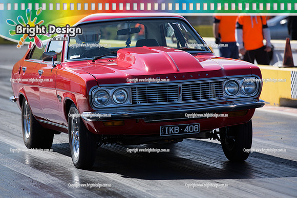 ANDRA Street Outlaws Drag Racing Quals Rnd 5 @ Calder Park 24 September 2014 (24419)  IKB408