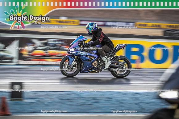 Fast Friday @ Calder Park Drag Racing 16 January 2026 (186614) BIKE BLUE BMW TBC
