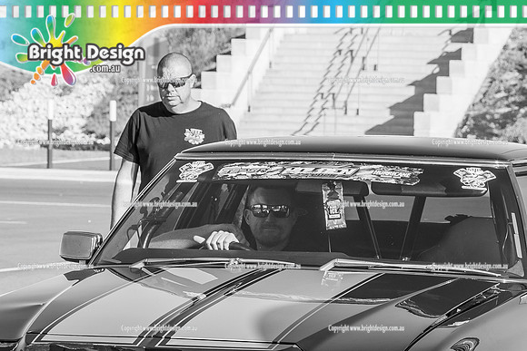 SMDC 10 2025 Street Machine Drag Challenge Oct Nov 25 BDMP0190-2 B&W CREW SCRMNG CHRIS STAFFORD