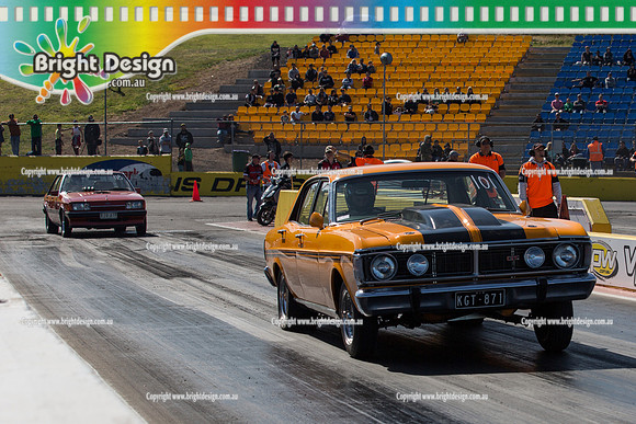 ANDRA Street Outlaws Drag Racing Quals Rnd 5 @ Calder Park 24 September 2014 (24184)  KGT871