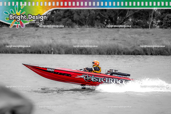 VDBC Victorian Drag Boat Club @ NWSC 21 January 2024 (19017) DISTURBED SELECTIVE COLOUR