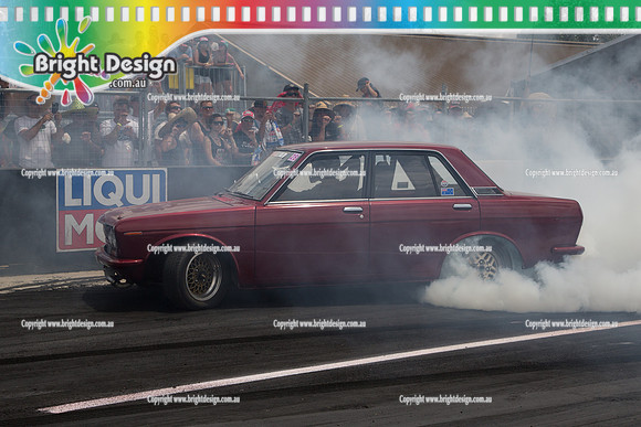 Summernats 28 Sunday 4 Jan 2015  BD  (7639)  QIK510 BURNOUT
