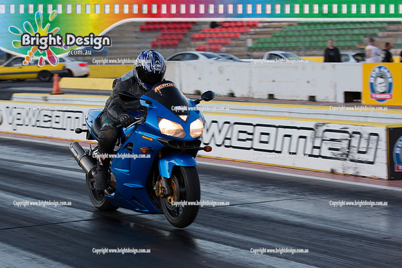 ANDRA Street Outlaws Drag Racing Quals Rnd 6 @ Calder Park 10 October 2014  (26018)  BIKE