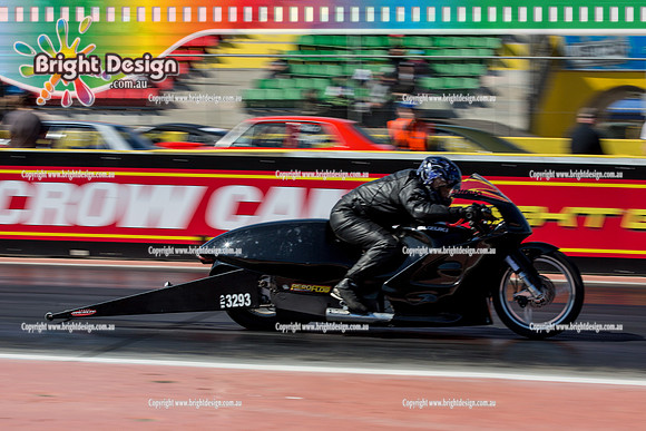 ANDRA Street Outlaws Drag Racing Quals Rnd 5 @ Calder Park 24 September 2014 (24242)  BIKE