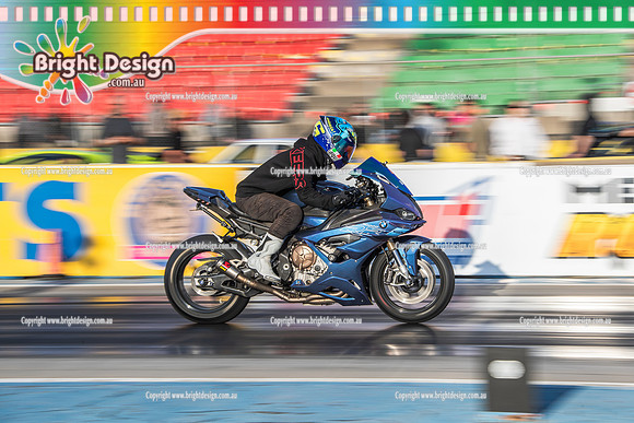 Fast Friday @ Calder Park Drag Racing 16 January 2026 (186005) BIKE BLUE BMW TBC