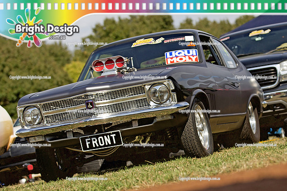 Lardner Park Motorfest SAT 9 March 2013 Bright Design (1020) FRONT BACK TORANA