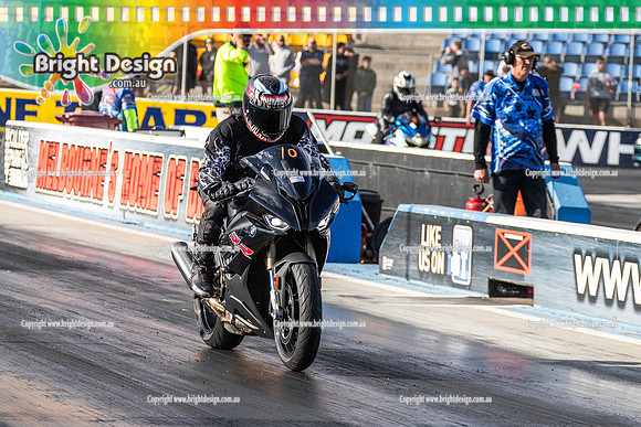Fast Friday @ Calder Park Drag Racing 16 January 2026 (185399) BIKE BLACK BMW TBC