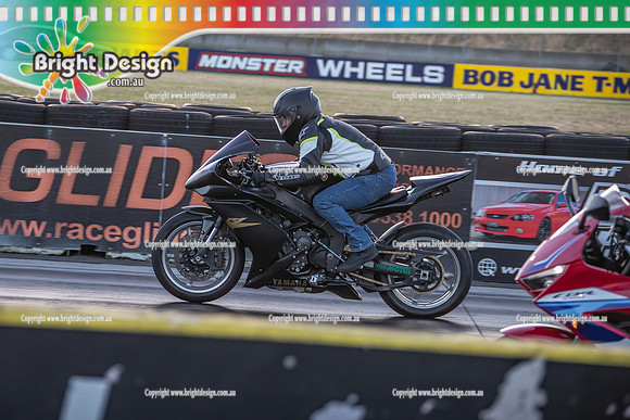 Fast Friday @ Calder Park Drag Racing 16 January 2026 (186445) BIKE BLACK YAMAHA TBC