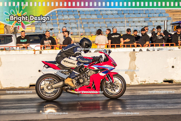 Fast Friday @ Calder Park Drag Racing 16 January 2026 (186173) BIKE RED HONDA TBC
