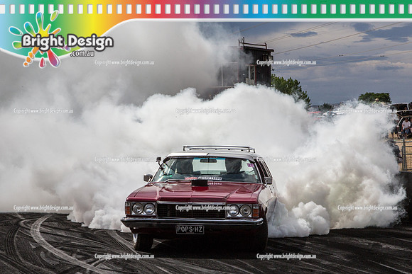 Summernats 28 Sunday 4 Jan 2015  BD  (8285)  POPSHZ BURNOUT