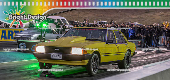 Street Outlaws NPK No Prep Kings vs Australia @ Calder D2 19 March 2023 (149282) 2575 JOHN DOE SCOTT TAYLOR 13CAB SEAN ANTHONY