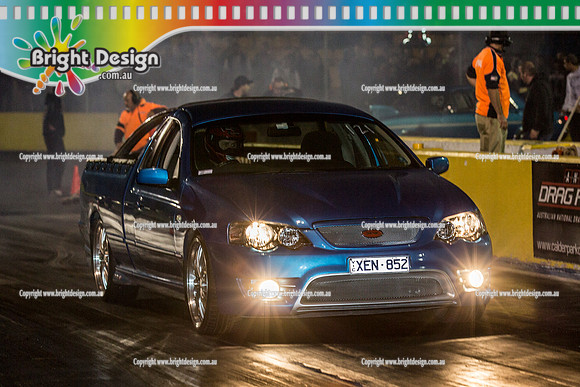 King of the Hill Off Street Drag Racing @ Calder Park Drag Racing Fri 13 May 2016  (54409)  XEN852