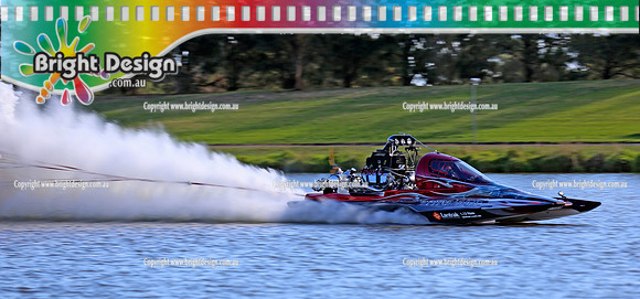 Victorian Drag Boat Club 6 sec Hydro Shoot Out Club Race Day 19 April 2013 Bright Design  (2061) 1 THUNDER DOWN UNDER