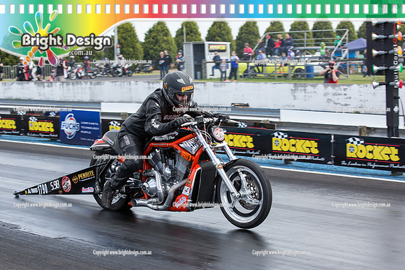 Summit Sportsman Series Rnd 1 Drag Racing 17 Jan 2015 @ Portland  (10134)  BIKE