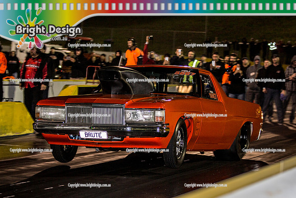 King of the Hill Off Street Drag Racing @ Calder Park Drag Racing Fri 13 May 2016  (54867)  BRUTE BARRY HALL PSU 5667