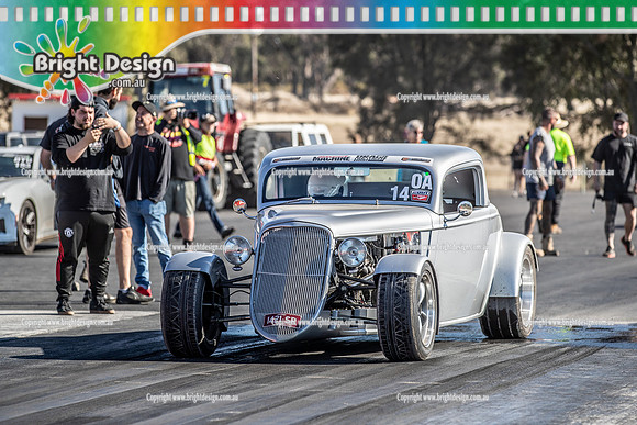 Street Machine Drag Challenge Weekend 3 SMDCW3 March 2022  BDMP3492  1421SR JIM SAKELLARIDIS PETER HARA