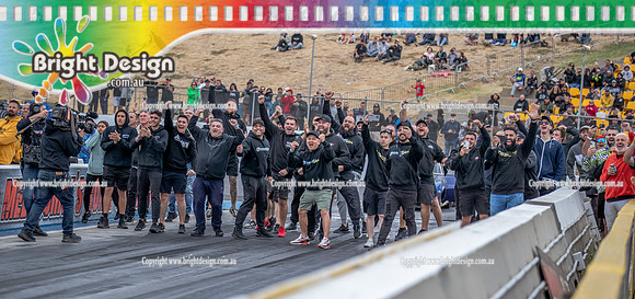 Street Outlaws NPK No Prep Kings vs Australia @ Calder D2 19 March 2023 (148128) CREW SIL364