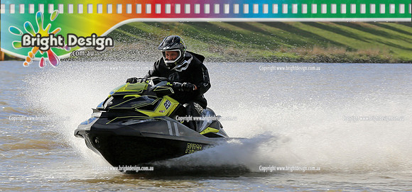 Victorian Drag Boat Club 6 sec Hydro Shoot Out Club Race Day 19 April 2013 Bright Design  (1795) 3 JETSKI
