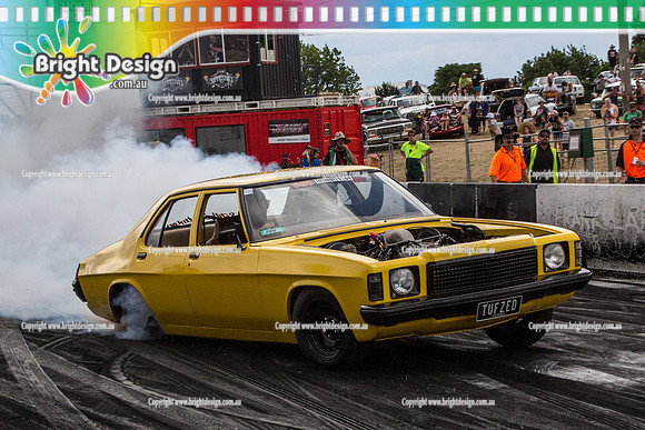 Summernats 28 Sunday 4 Jan 2015  BD  (8384)  TUFZED BURNOUT