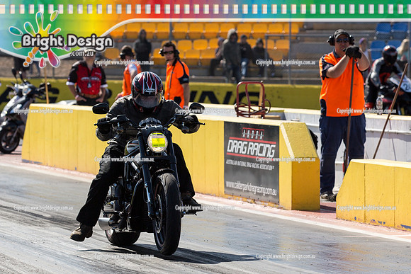 ANDRA Street Outlaws Drag Racing Quals Rnd 5 @ Calder Park 24 September 2014 (24229)  BIKE