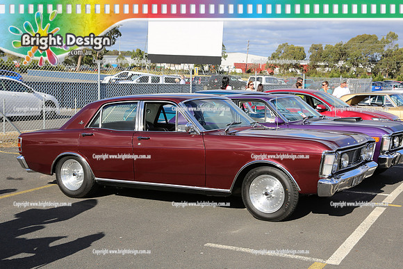 Classic & Rod Club of Vic @ Luna Drive In Feb 2 2013 Bright Design (1003)  KYZ140