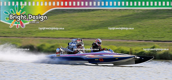 Victorian Drag Boat Club 6 sec Hydro Shoot Out Club Race Day 19 April 2013 Bright Design  (2035) 2  TRIPPA