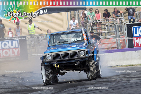 Lardner Park Motorfest SAT 9 March 2013 Bright Design (1199) FULL NOISE 4X4