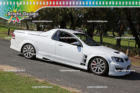 All Holden Day @  Dandeonong 7 April 2013  Bright Design (1384)  WHITE UTE tbc
