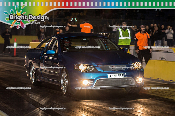 King of the Hill Off Street Drag Racing @ Calder Park Drag Racing Fri 13 May 2016  (54410)  XEN852