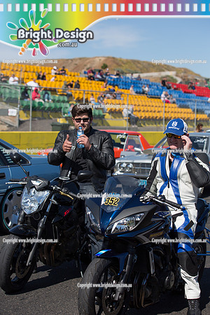 ANDRA Street Outlaws Drag Racing Quals Rnd 5 @ Calder Park 24 September 2014 (24069)  BIKE CROWD