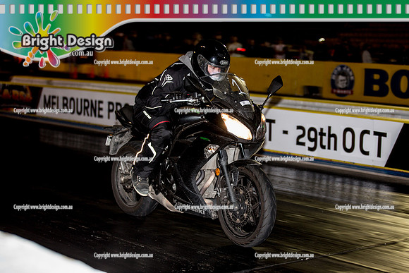 King of the Hill Off Street Drag Racing @ Calder Park Drag Racing Fri 13 May 2016  (54357)  BIKE KAWASAKI