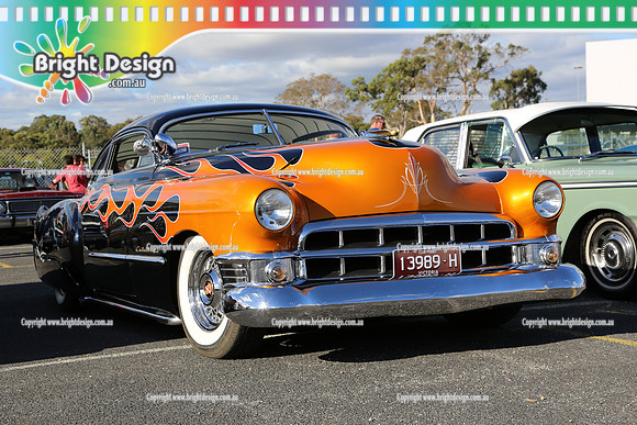 Classic & Rod Club of Vic @ Luna Drive In Feb 2 2013 Bright Design (1008)  13989H