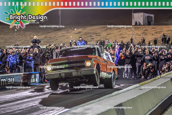 AAAA Street Outlaws NPK No Prep Kings vs Australia @ Calder D2 19 March 2023 (149599) FARMTRUCK & AZN