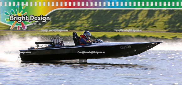 Victorian Drag Boat Club 6 sec Hydro Shoot Out Club Race Day 19 April 2013 Bright Design  (2143) 1 ACE OF SPADES
