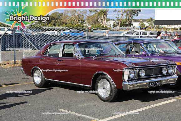 Classic & Rod Club of Vic @ Luna Drive In Feb 2 2013 Bright Design (1004)  KYZ140