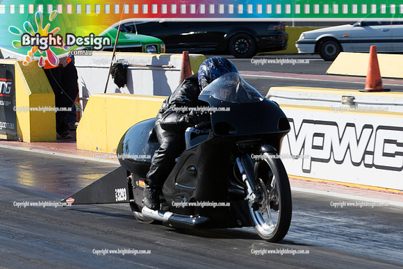 ANDRA Street Outlaws Drag Racing Quals Rnd 5 @ Calder Park 24 September 2014 (24877)  BIKE