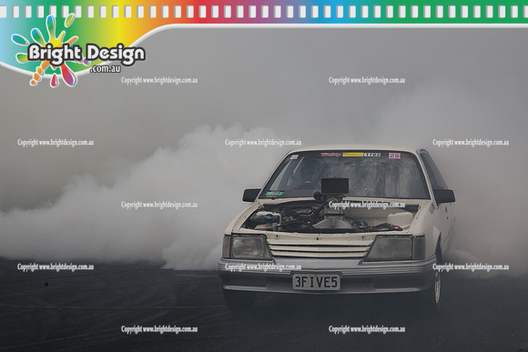 Summernats 28 Sunday 4 Jan 2015  BD  (7741)  3FIVE5 BURNOUT