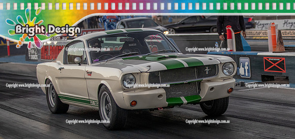 Fast Friday & Roll Racing @ Calder Park Drag Racing 28 February 2025 (178607)-2 RIVERSIDE RACING MUSTANG