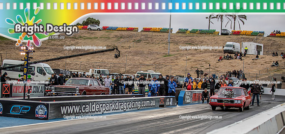 Street Outlaws NPK No Prep Kings vs Australia @ Calder D2 19 March 2023 (149153) KTD247 ZORAN MAKAROVSKI 5463 GREG ANGUS BOGGIE
